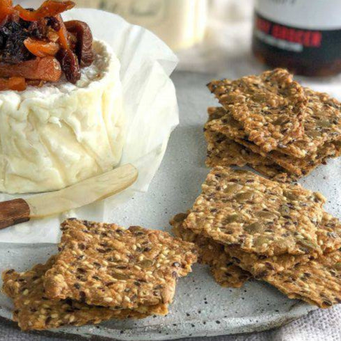 Salt & Seed Crackers - Cheese Therapy