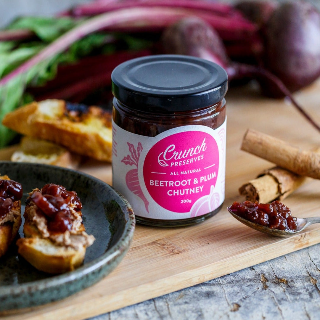 Beetroot & Plum Chutney Crunch Preserves - Cheese Therapy