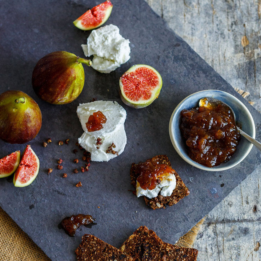 Fig & Szechuan Pepper Jam by Crunch Preserves | Bold & Unique Flavour Combination - Cheese Therapy