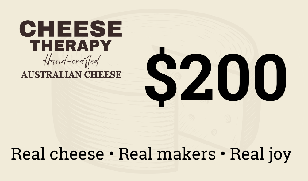 Cheese Therapy Gift Card - a really good idea