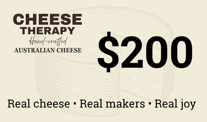 Cheese Therapy Gift Card - a really good idea