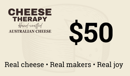 Cheese Therapy Gift Card - a really good idea