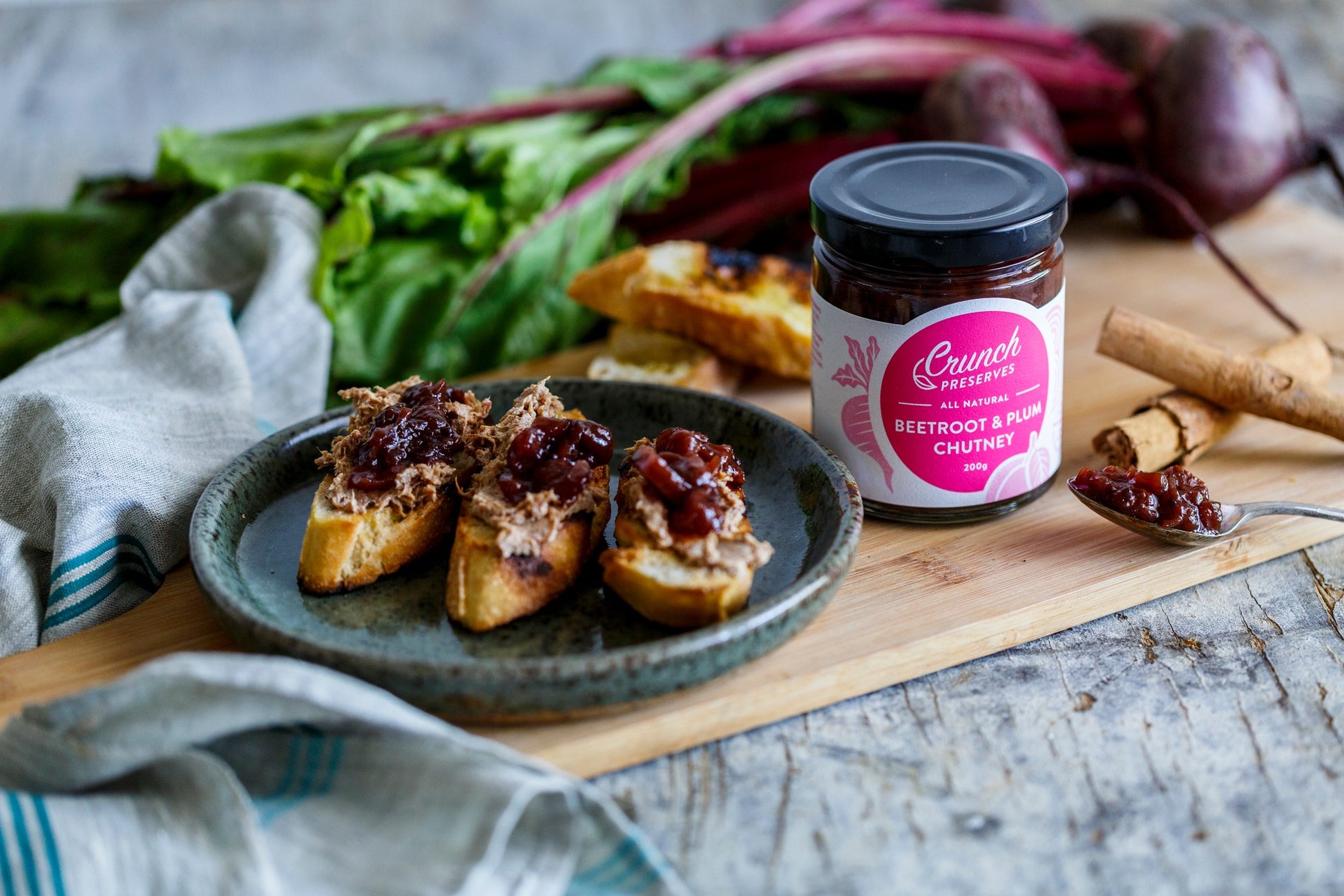 Beetroot & Plum Chutney Crunch Preserves - Cheese Therapy