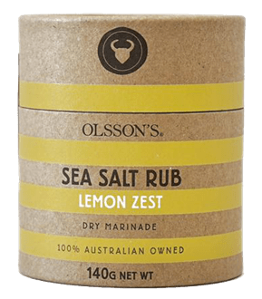 Lemon Zest Salt Rub (Kraft Canister) - 140g - Cheese Therapy