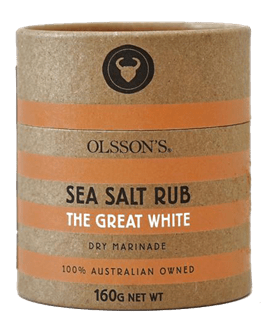 The Great White Salt Rub (Kraft Canister) - 160g - Cheese Therapy