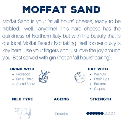 Moffat Sand Hard Cheese - Asiago-style - 150g - Cheese Therapy