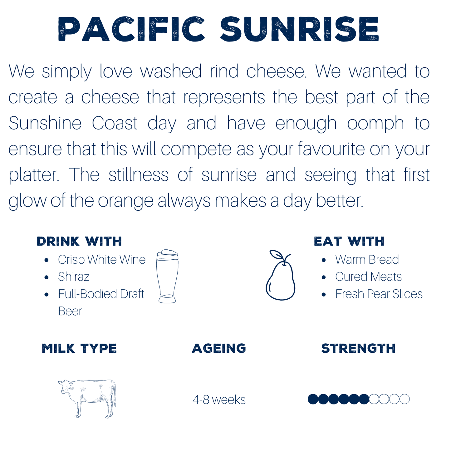 Pacific Sunrise Washed Rind Cheese - Max + Tom