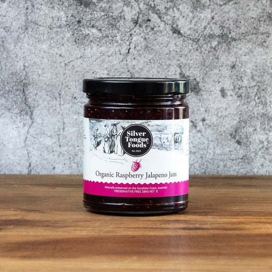 Raspberry Jalepeno Preserve | Silver Tongue Foods, QLD - Max + Tom
