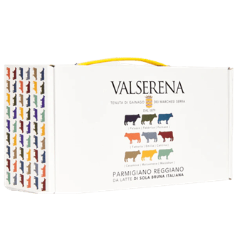 Valserena Parmigiano Reggiano Solo di Bruna - Gift Box 500g 36 month - Cheese Therapy